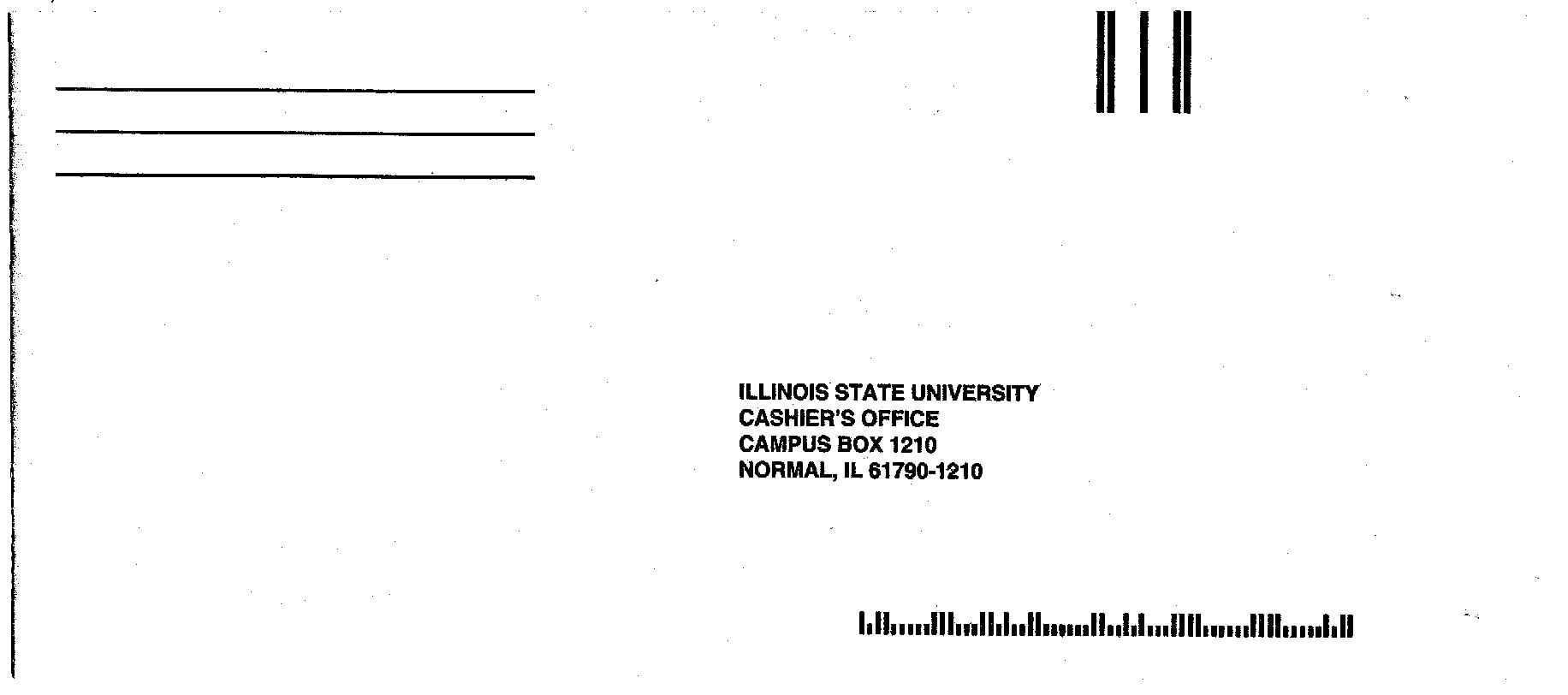 example of a courtesy envelope.
