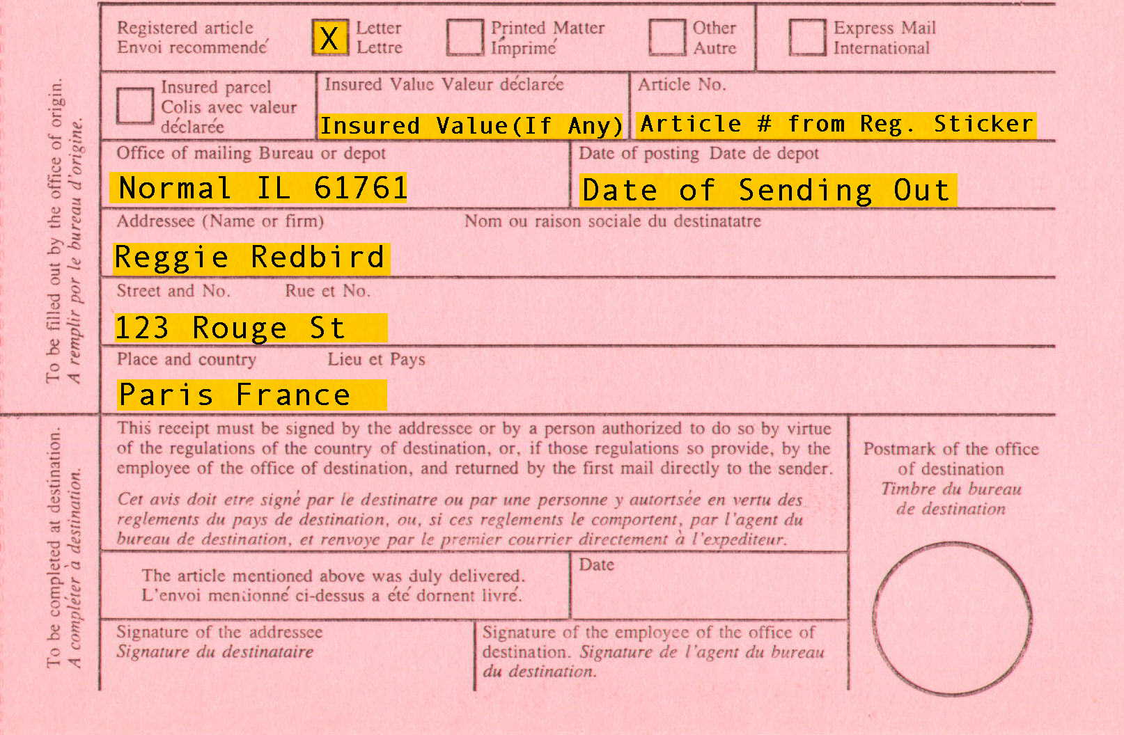 u.s postal service certified mail receipt