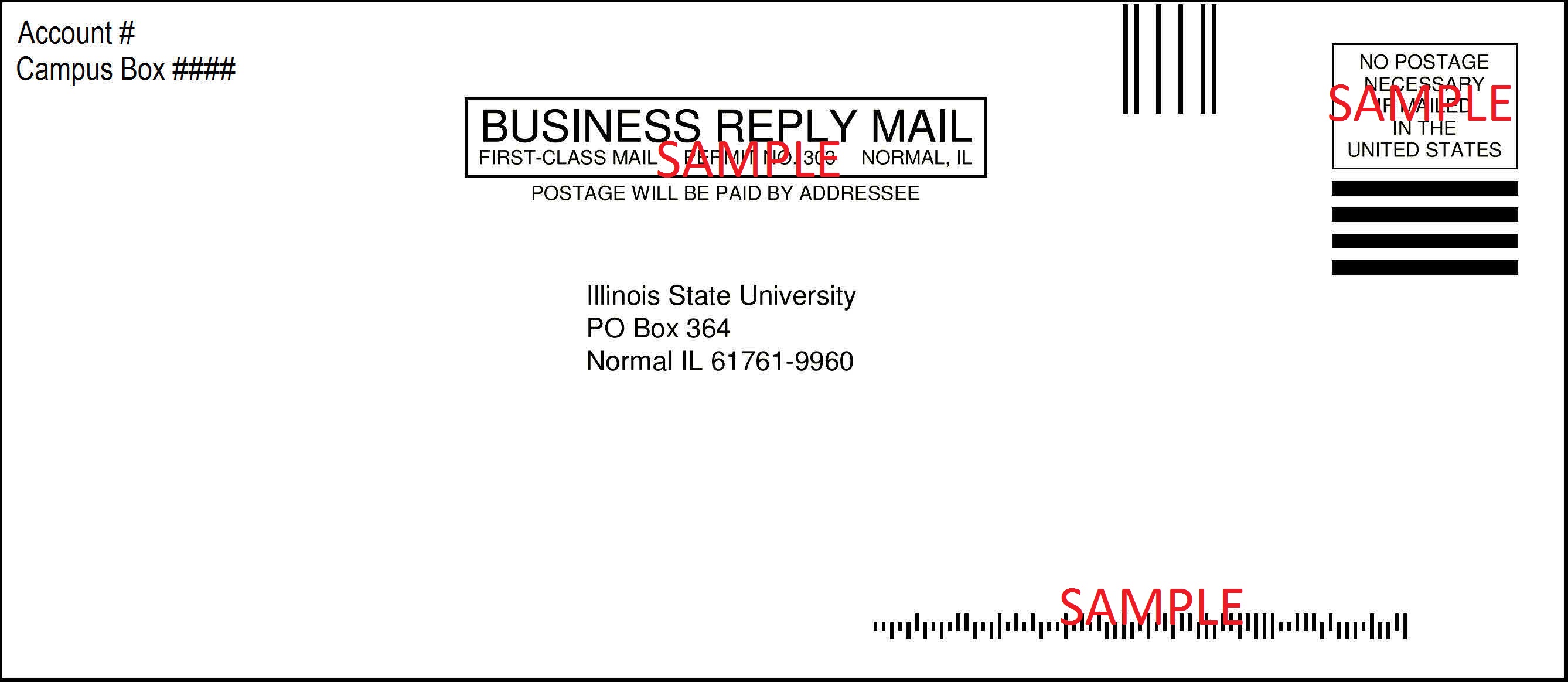 example of a good business reply envelope.